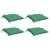 Perne de scaun, 4 buc., verde, 50x50x7 cm, textil oxford GartenMobel Dekor