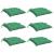Perne de scaun, 6 buc., verde, 50x50x7 cm, textil oxford GartenMobel Dekor