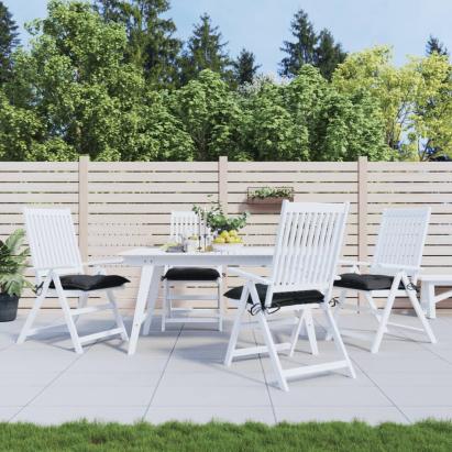 Perne de scaun, 4 buc., negru, 50x50x7 cm, textil oxford GartenMobel Dekor