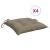 Perne de scaun, 4 buc., taupe, 50x50x7 cm, textil oxford GartenMobel Dekor