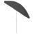 Umbrelă de soare de plajă, antracit, 240 cm GartenMobel Dekor