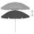 Umbrelă de soare de plajă, antracit, 240 cm GartenMobel Dekor