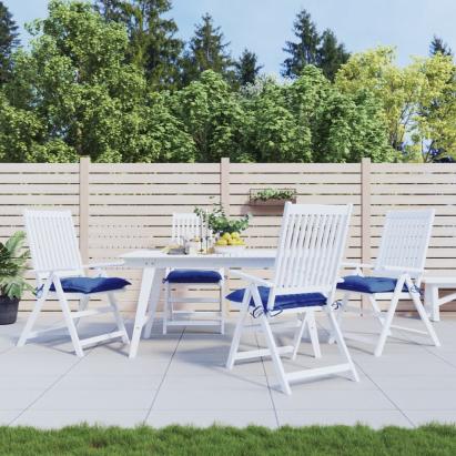 Perne de scaun, 4 buc., albastru, 50x50x7 cm, textil oxford GartenMobel Dekor