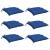 Perne de scaun, 6 buc., albastru, 50x50x7 cm, textil oxford GartenMobel Dekor