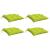 Perne de scaun 4 buc. verde deschis 50x50x7 cm textil oxford GartenMobel Dekor