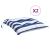 Perne de scaun, 2 buc., albastru&alb, 50x50x7 cm, textil oxford GartenMobel Dekor