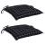 Perne scaun, 2 buc., negru carouri, 50x50x7 cm, textil oxford GartenMobel Dekor