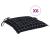 Perne scaun, 6 buc., negru carouri, 50x50x7 cm, textil oxford GartenMobel Dekor