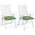 Perne de scaun, 2 buc., 50x50x7 cm, textil, model frunze GartenMobel Dekor