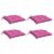Perne de scaun, 4 buc., roz, 50x50x7 cm, textil oxford GartenMobel Dekor