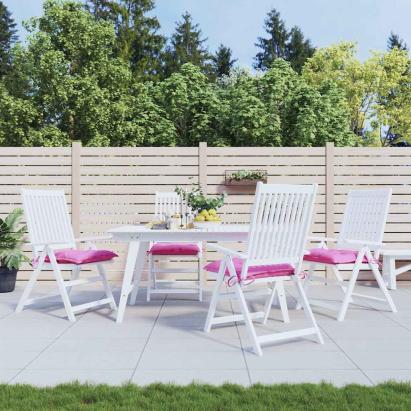 Perne de scaun, 4 buc., roz, 50x50x7 cm, textil oxford GartenMobel Dekor