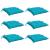 Perne de scaun, 6 buc., turcoaz, 50x50x7 cm, textil oxford GartenMobel Dekor