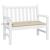 Pernă bancă de grădină, bej, 100x50x7 cm, material oxford GartenMobel Dekor
