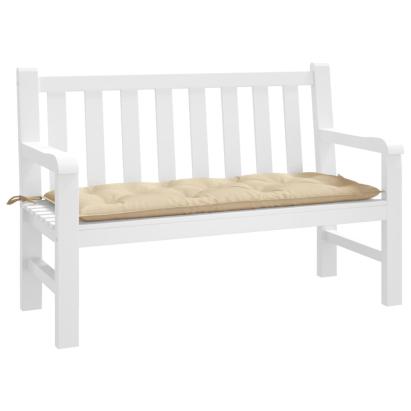 Pernă bancă de grădină, bej, 120x50x7 cm, material oxford GartenMobel Dekor