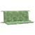 Perne bancă de grădină 2 buc. model frunze 120x50x7 cm textil GartenMobel Dekor