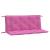 Perne bancă de grădină 2 buc. roz 120x50x7 cm textil GartenMobel Dekor