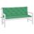 Perne bancă de grădină 2buc., verde,150x50x7cm, țesătură oxford GartenMobel Dekor