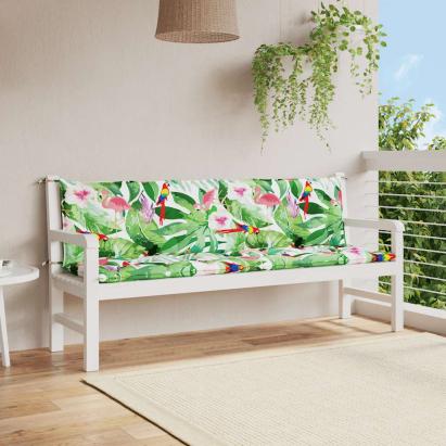 Perne bancă de grădină, 2 buc., multicolor, 200x50x7cm, oxford GartenMobel Dekor