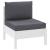 Perne canapea din paleți, 2 buc., antracit, material textil GartenMobel Dekor