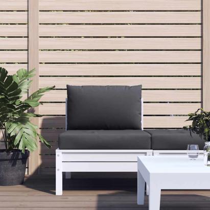 Perne canapea din paleți, 2 buc., antracit, material textil GartenMobel Dekor