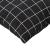 Perne pentru paleți, 2 buc, negru, model carouri, textil oxford GartenMobel Dekor