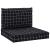 Perne pentru paleți, 2 buc, negru, model carouri, textil oxford GartenMobel Dekor