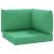 Perne pentru canapea din paleți, 3 buc., verde, textil GartenMobel Dekor