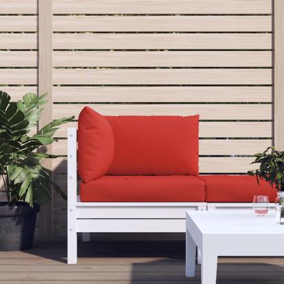 Perne pentru canapea din paleți, 3 buc., roșu, material textil GartenMobel Dekor