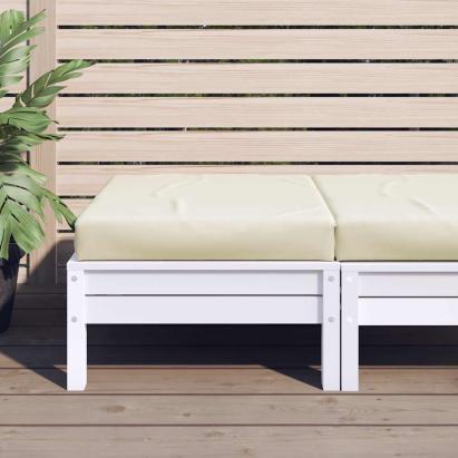 Pernă podea din paleți, crem, 60x60x9,5 cm, material textil GartenMobel Dekor