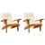 Perne pentru scaun Adirondack, 2 buc, crem, textil oxford GartenMobel Dekor
