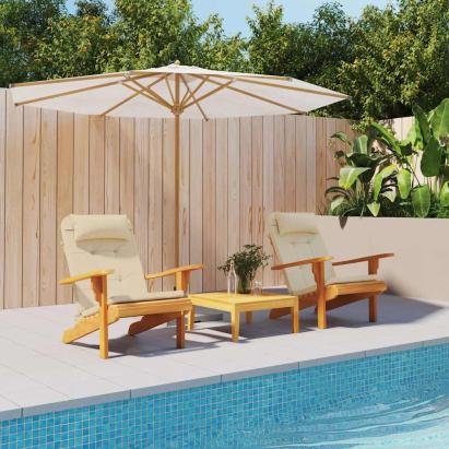 Perne pentru scaun Adirondack, 2 buc, bej, textil oxford GartenMobel Dekor