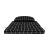 Perne scaun Adirondack, 2 buc, negru, careuri, textil oxford GartenMobel Dekor