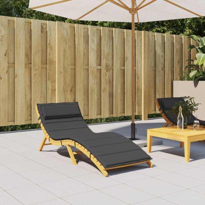 Pernă de șezlong, negru, 180x60x4 cm, textil Oxford GartenMobel Dekor