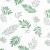 Perna de șezlong pentru soare Alb și verde 178 x 60 x 4 cm GartenMobel Dekor