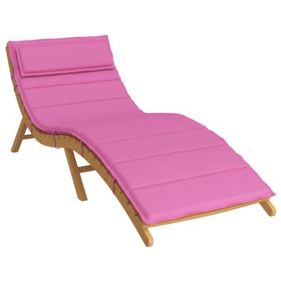 Perna de șezlong pentru soare Roz 178 x 60 x 4 cm Tafeta Oxford GartenMobel Dekor