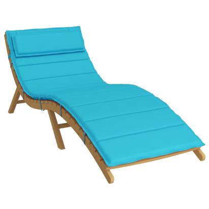 Perna de șezlong pentru soare Turcoaz 178 x 60 x 4 cm GartenMobel Dekor