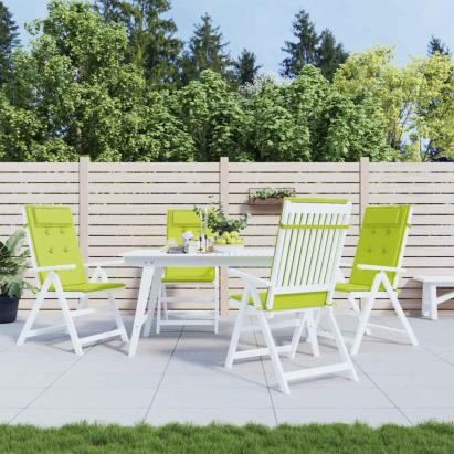 Perne scaun cu spătar înalt, 4 buc, vernil, țesătură Oxford GartenMobel Dekor
