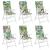 Perne de scaun spătar înalt, 6 buc., multicolor, textil oxford GartenMobel Dekor