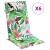 Perne de scaun spătar înalt, 6 buc., multicolor, textil oxford GartenMobel Dekor