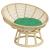 Pernă rotundă verde, Ø 60 x11 cm, țesătură Oxford GartenMobel Dekor