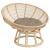 Pernă rotundă gri taupe, Ø 60 x11 cm, țesătură Oxford GartenMobel Dekor
