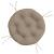 Pernă rotundă gri taupe, Ø 60 x11 cm, țesătură Oxford GartenMobel Dekor
