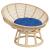 Pernă rotundă albastru regal, Ø 60 x11 cm, țesătură Oxford GartenMobel Dekor