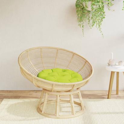Pernă rotundă, verde deschis, Ø 60 x11 cm, țesătură Oxford GartenMobel Dekor