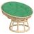 Pernă rotundă verde, Ø 100 x11 cm, țesătură Oxford GartenMobel Dekor