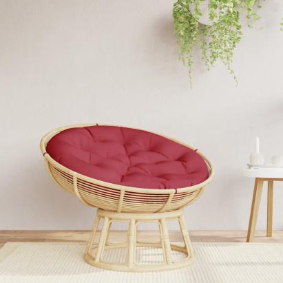 Pernă rotundă, roșu vin, Ø 100 x11 cm, țesătură Oxford GartenMobel Dekor