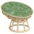 Pernă rotundă, model frunze, Ø 100 x 11 cm, țesătură Oxford GartenMobel Dekor