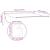 Cadru pentru cort retractabil Manual Alb 350 x 250 cm Aluminiu GartenMobel Dekor