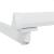 Cadru pentru cort retractabil Manual Alb 350 x 250 cm Aluminiu GartenMobel Dekor