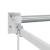 Cadru pentru cort retractabil Manual Alb 400 × 300 cm Aluminiu GartenMobel Dekor